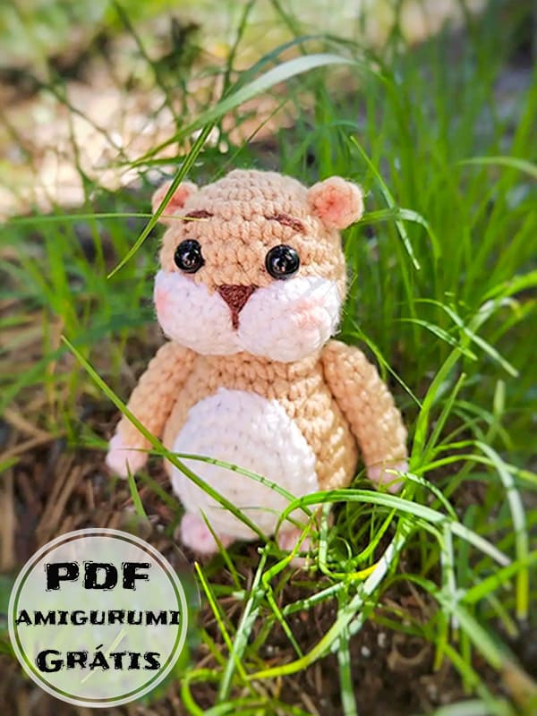 Bonitinho Hamster Amigurumi Receita de Grátis