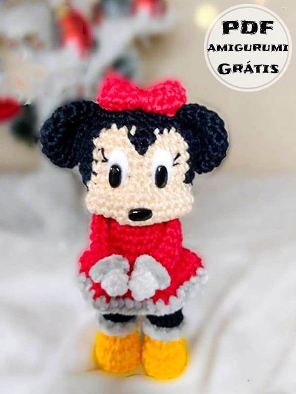 Mickey Mouse Amigurumi Rato Receita de PDF Grátis