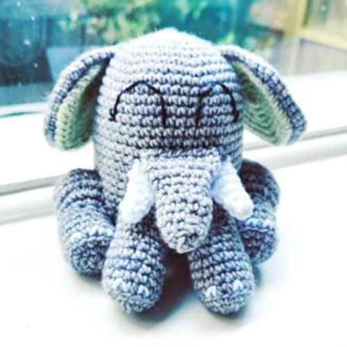 Elefante Amigurumi Hope Receita de PDF Grátis